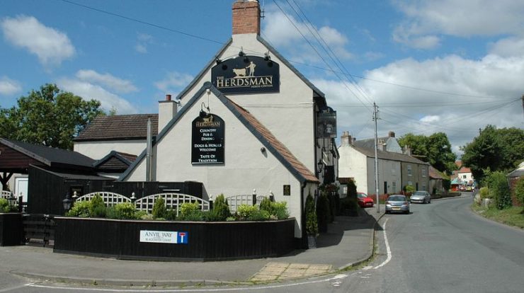The Herdsman Pub in North Cowton
